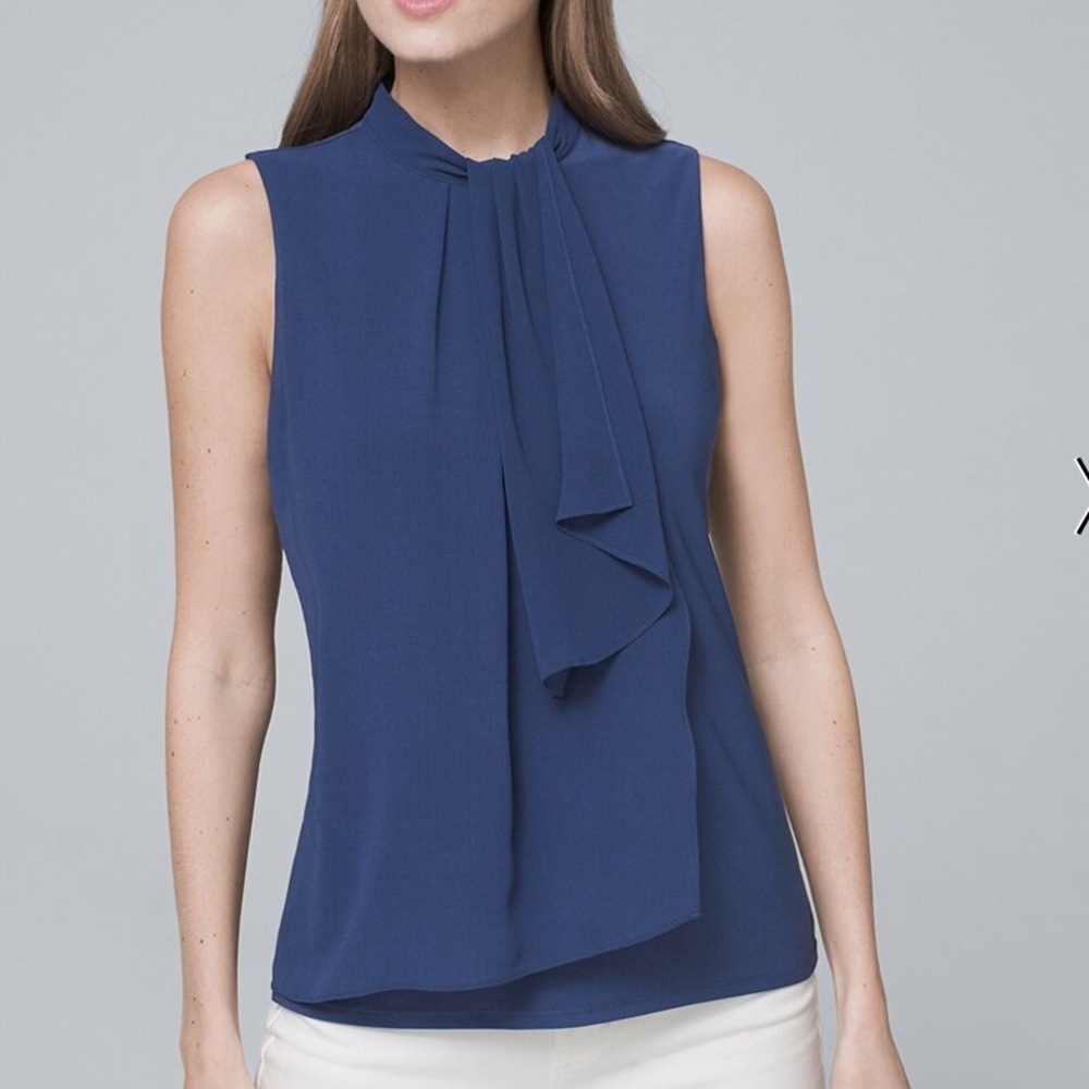 WHBM Ruffle-Overlay Tank
